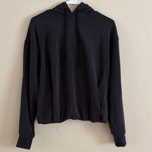 Athleta Women’s Black Bubble Hem Sweatshirt